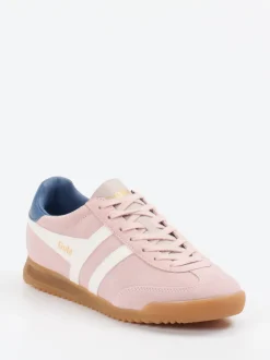 Gola – Retro-Sneaker aus Veloursleder Altrosa