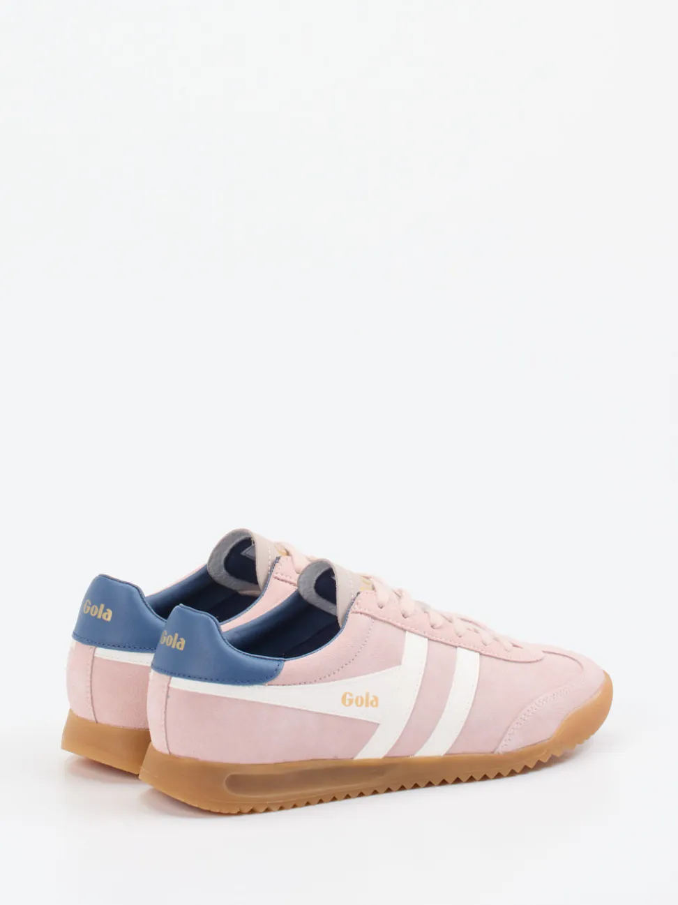 Gola – Retro-Sneaker aus Veloursleder Altrosa