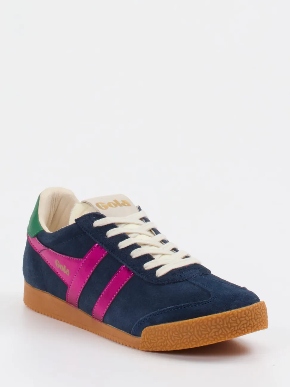 Gola – Retro-Sneaker aus Veloursleder Dunkelblau