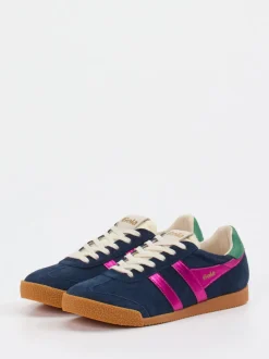 Gola – Retro-Sneaker aus Veloursleder Dunkelblau