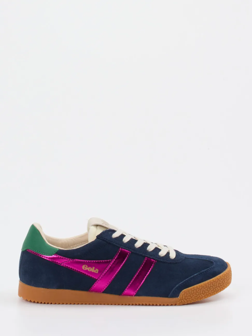 Gola – Retro-Sneaker aus Veloursleder Dunkelblau