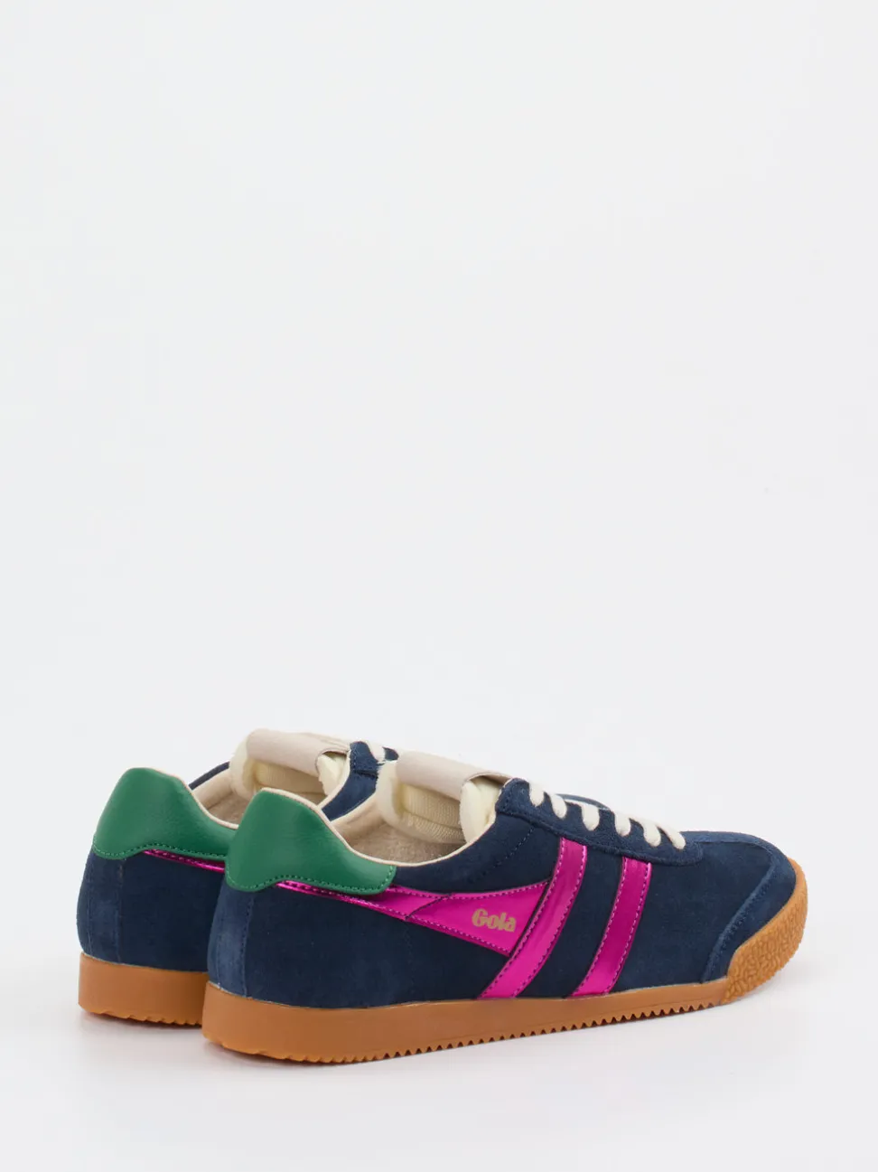 Gola – Retro-Sneaker aus Veloursleder Dunkelblau
