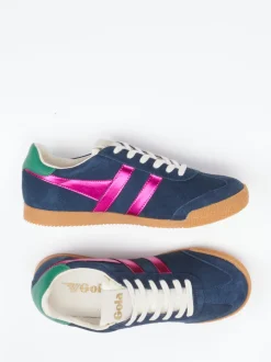 Gola – Retro-Sneaker aus Veloursleder Dunkelblau