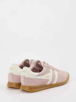 Gola – Retro-Sneaker aus Veloursleder Altrosa