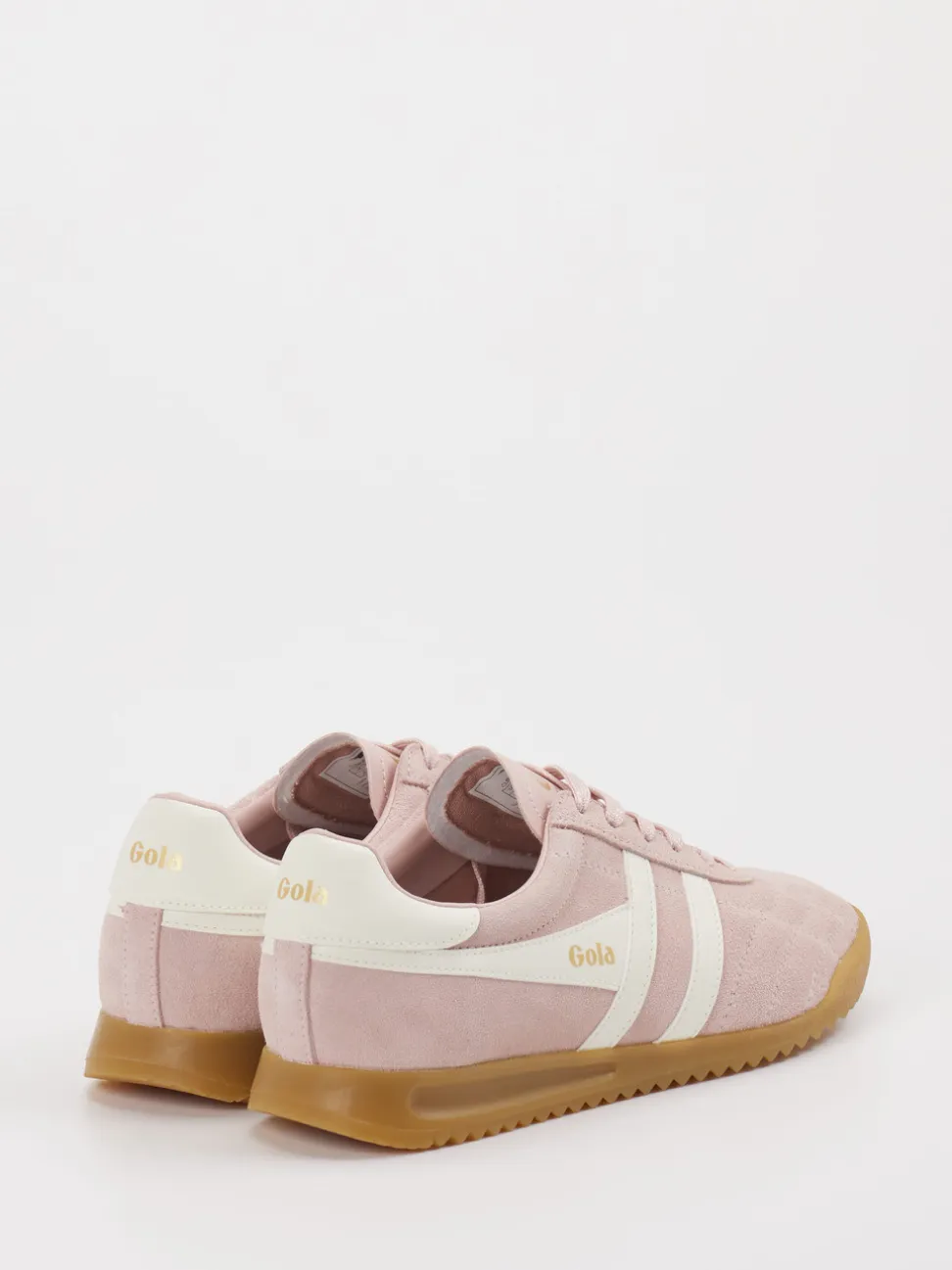Gola – Retro-Sneaker aus Veloursleder Altrosa