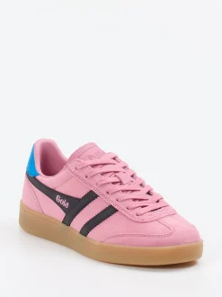 Gola – Retro-Sneaker aus Veloursleder in Rosa