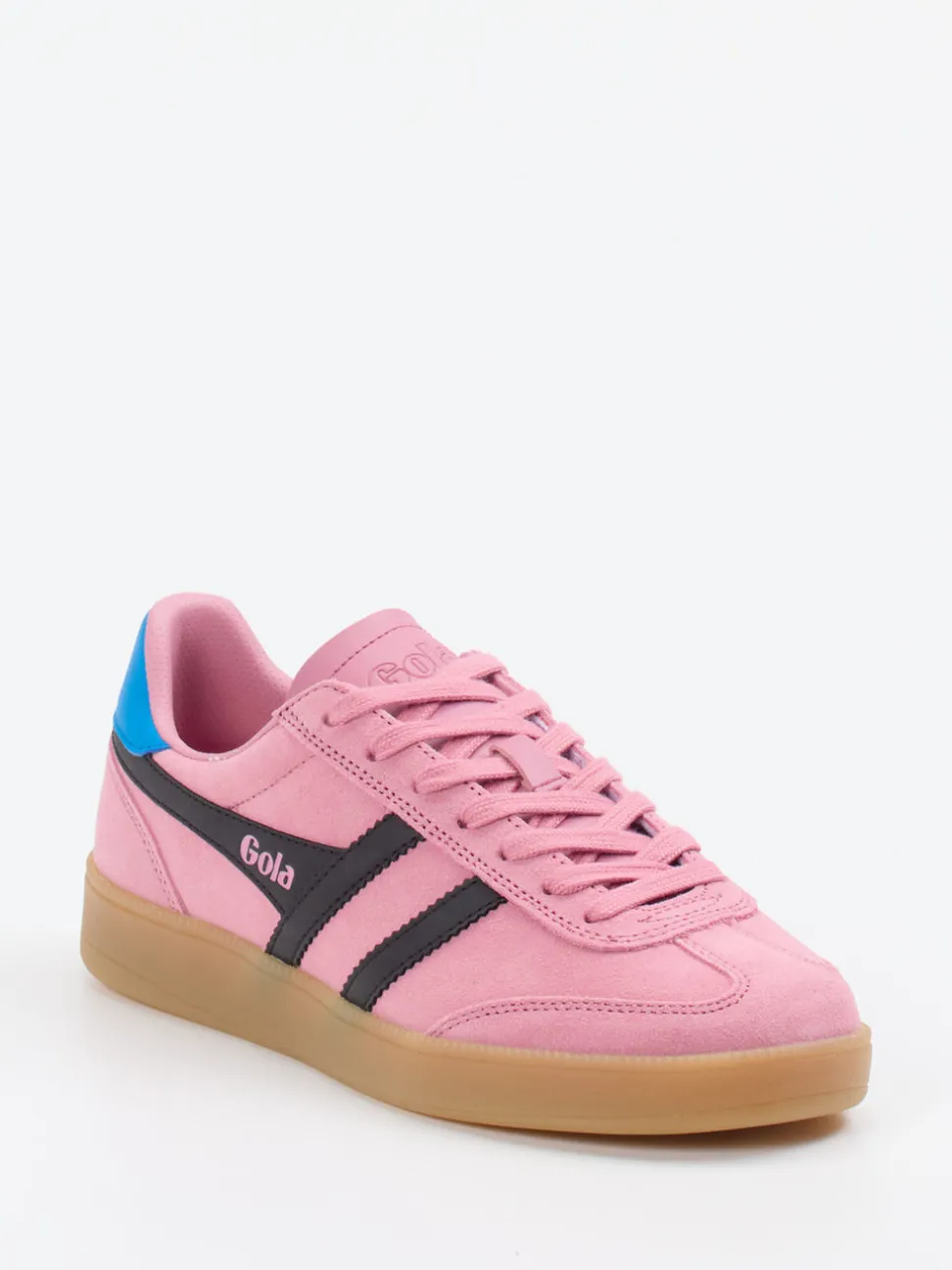 Gola – Retro-Sneaker aus Veloursleder in Rosa