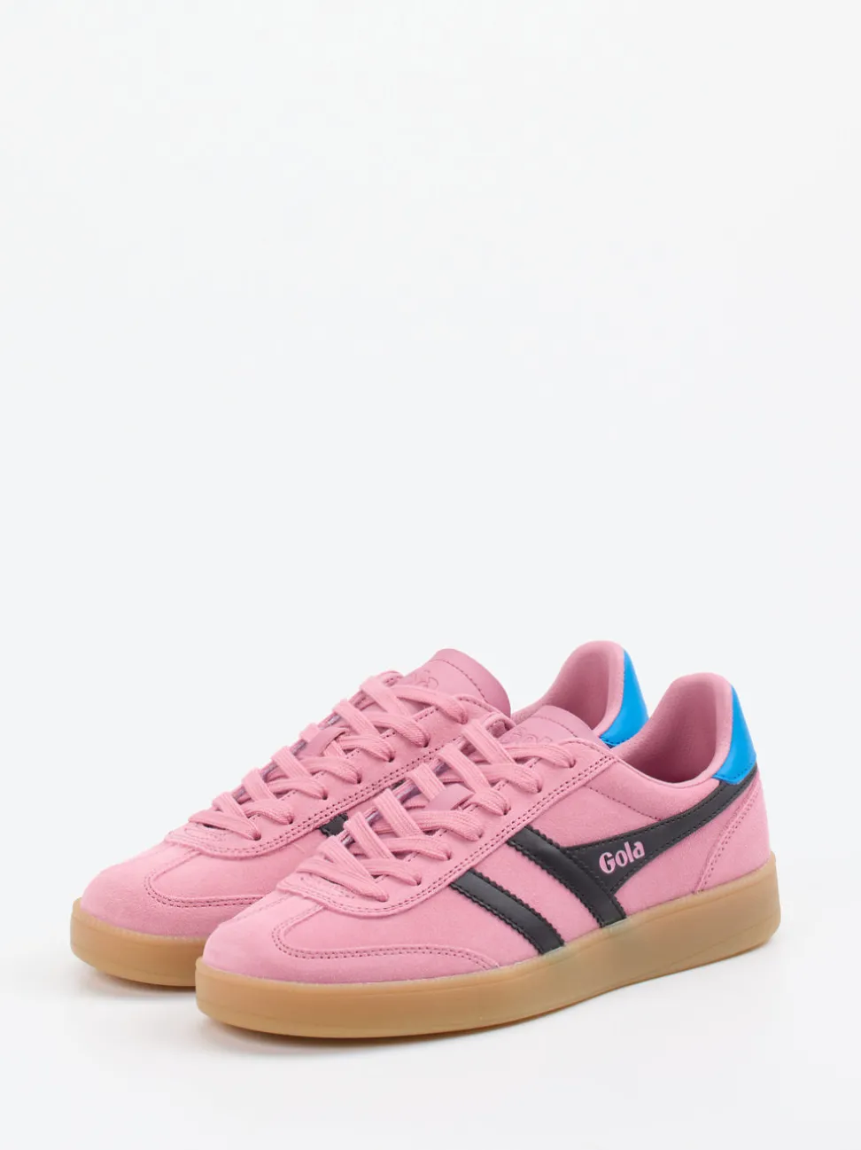 Gola – Retro-Sneaker aus Veloursleder in Rosa