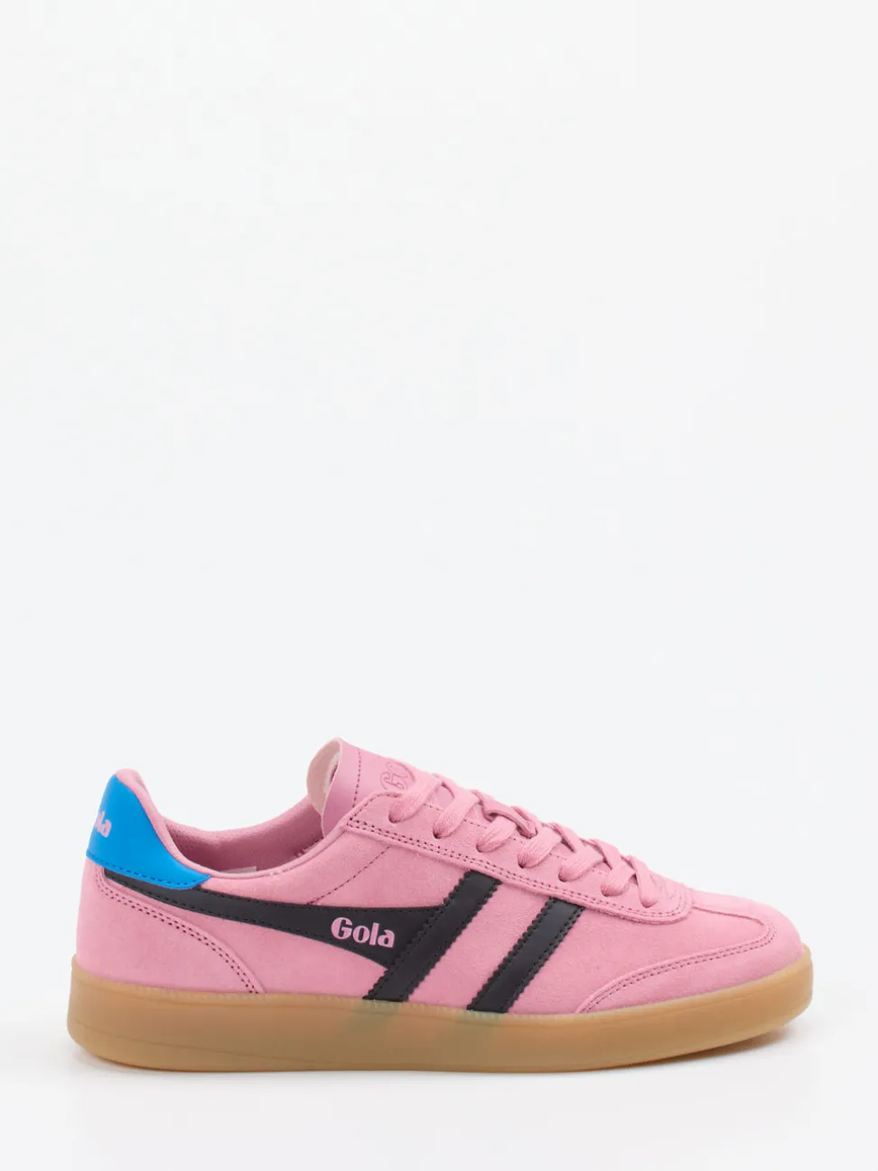 Gola – Retro-Sneaker aus Veloursleder in Rosa