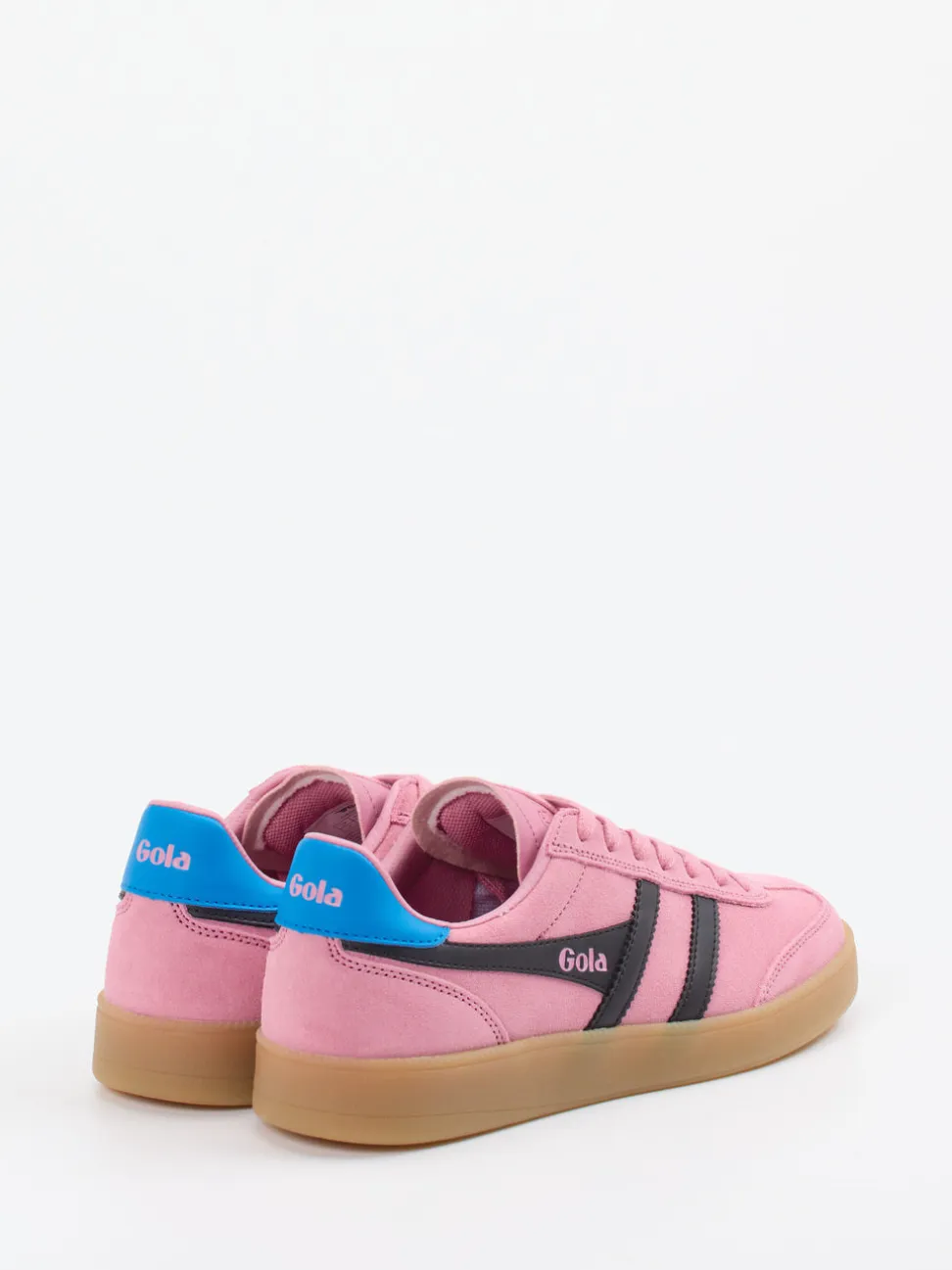 Gola – Retro-Sneaker aus Veloursleder in Rosa