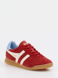 Gola – Retro-Sneaker aus Veloursleder dunkelrot