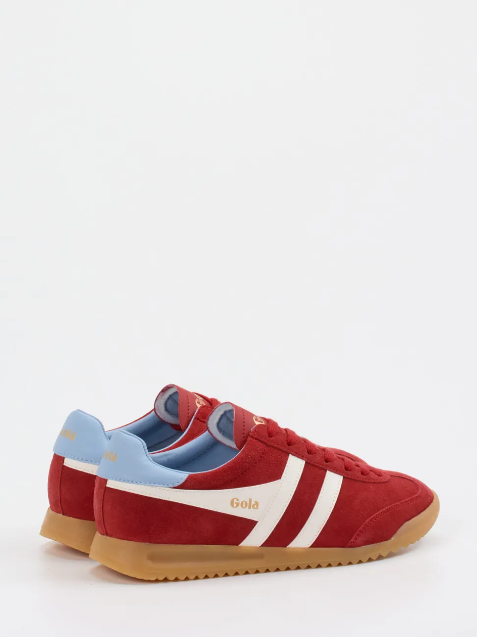 Gola – Retro-Sneaker aus Veloursleder dunkelrot