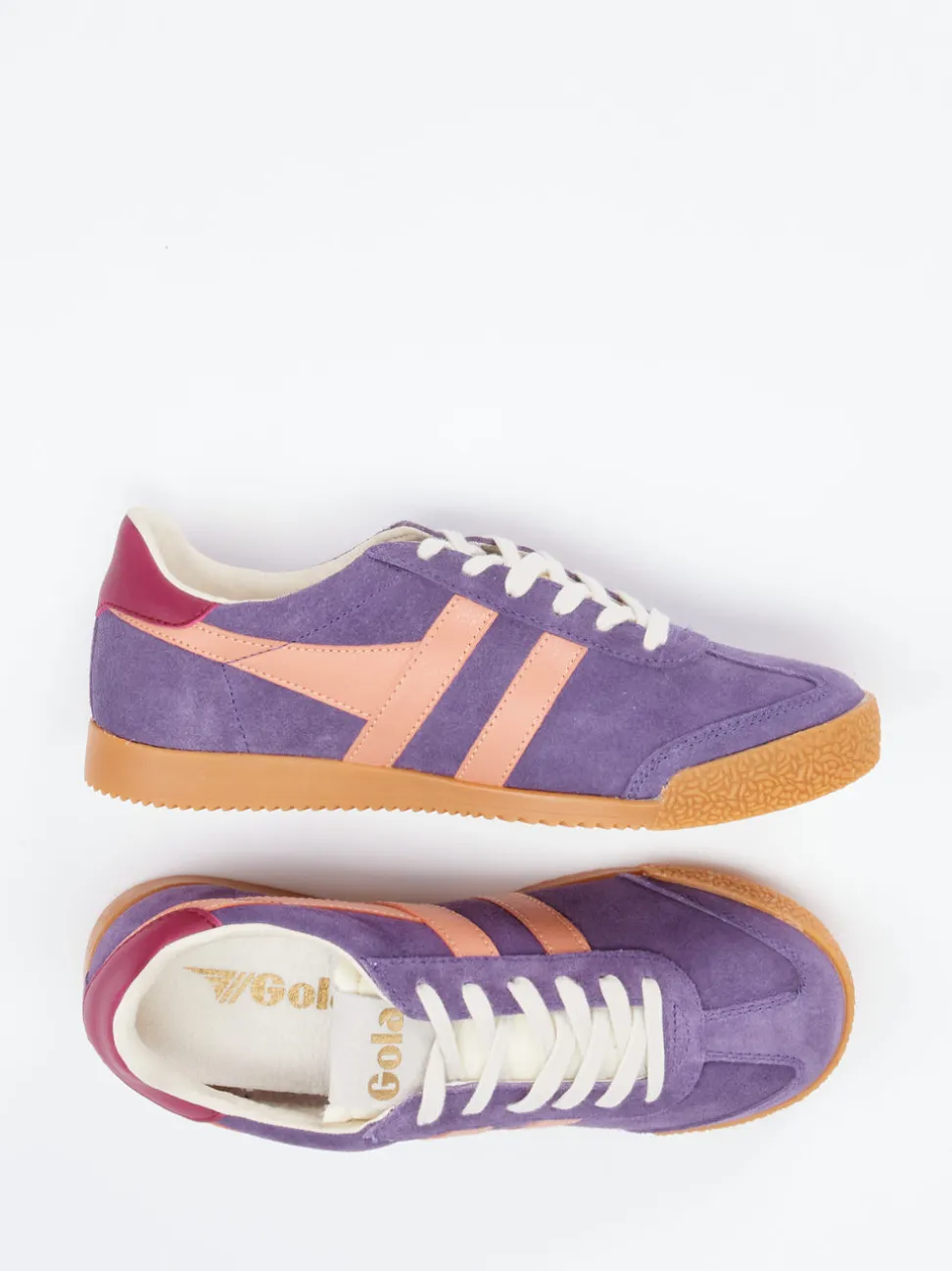 Gola – Retro-Sneaker aus Veloursleder Violett