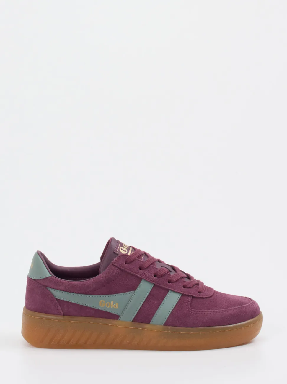 Gola – Retro-Sneaker aus Veloursleder Beerenviolett