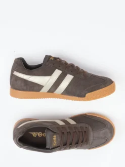 Gola – Retro-Sneaker aus Veloursleder braun