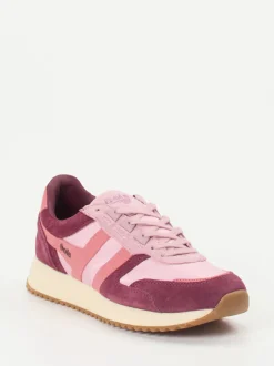 Gola – Retro-Sneaker aus Veloursleder Rosé