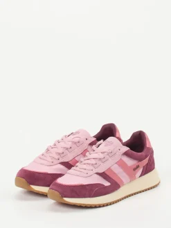 Gola – Retro-Sneaker aus Veloursleder Rosé