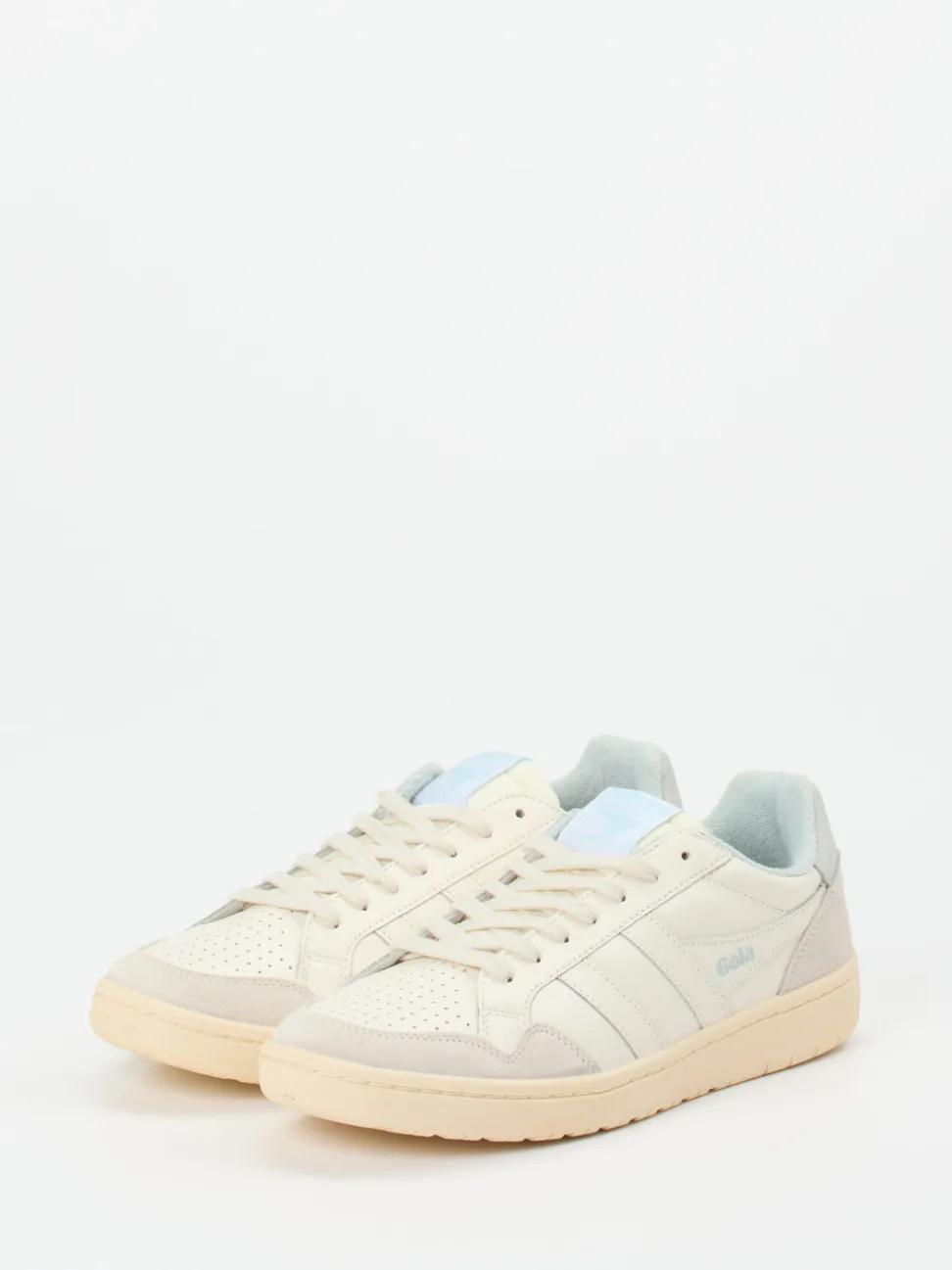 Gola – Sneaker aus Kalbleder in Cremeweiß