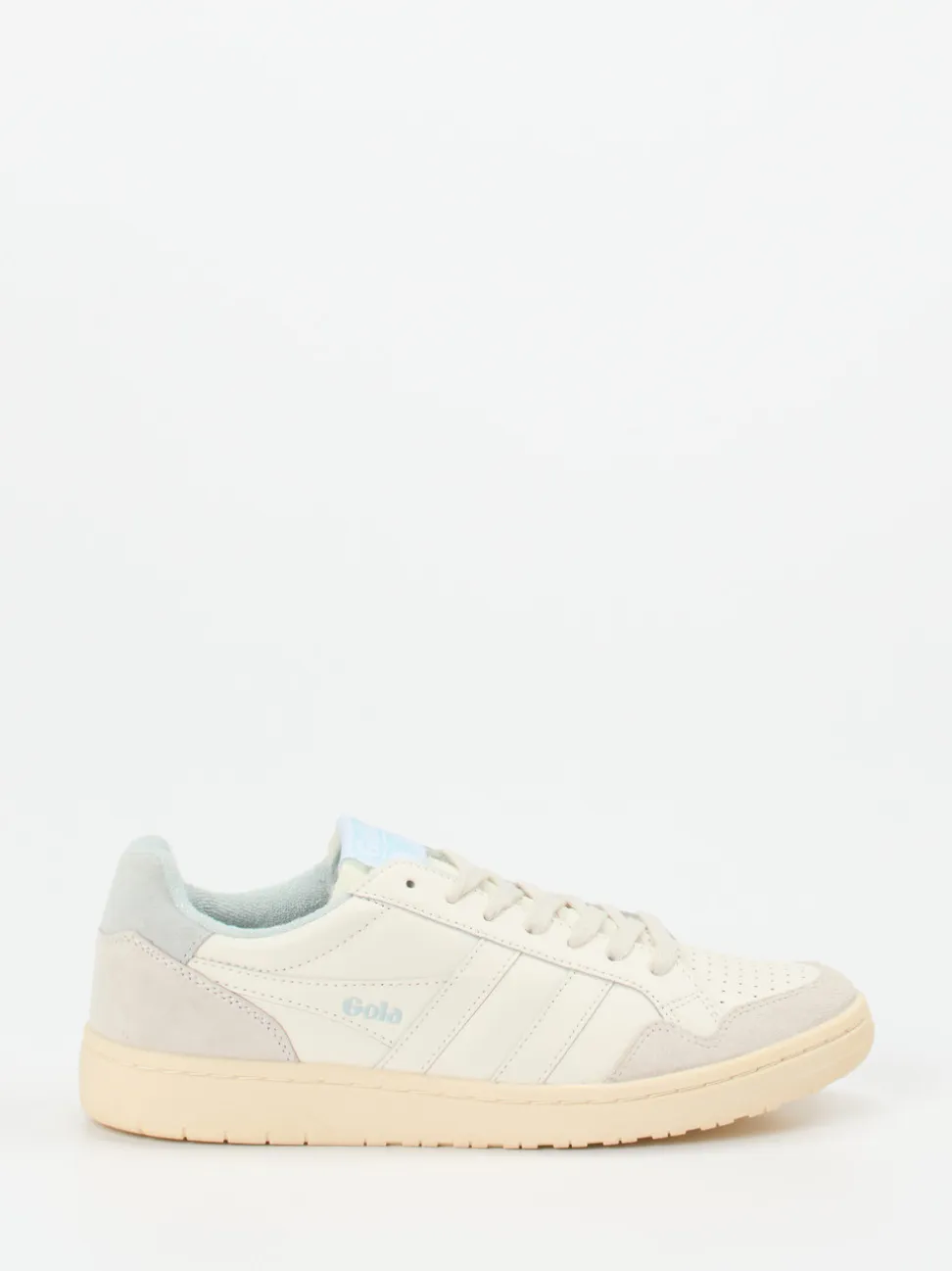 Gola – Sneaker aus Kalbleder in Cremeweiß