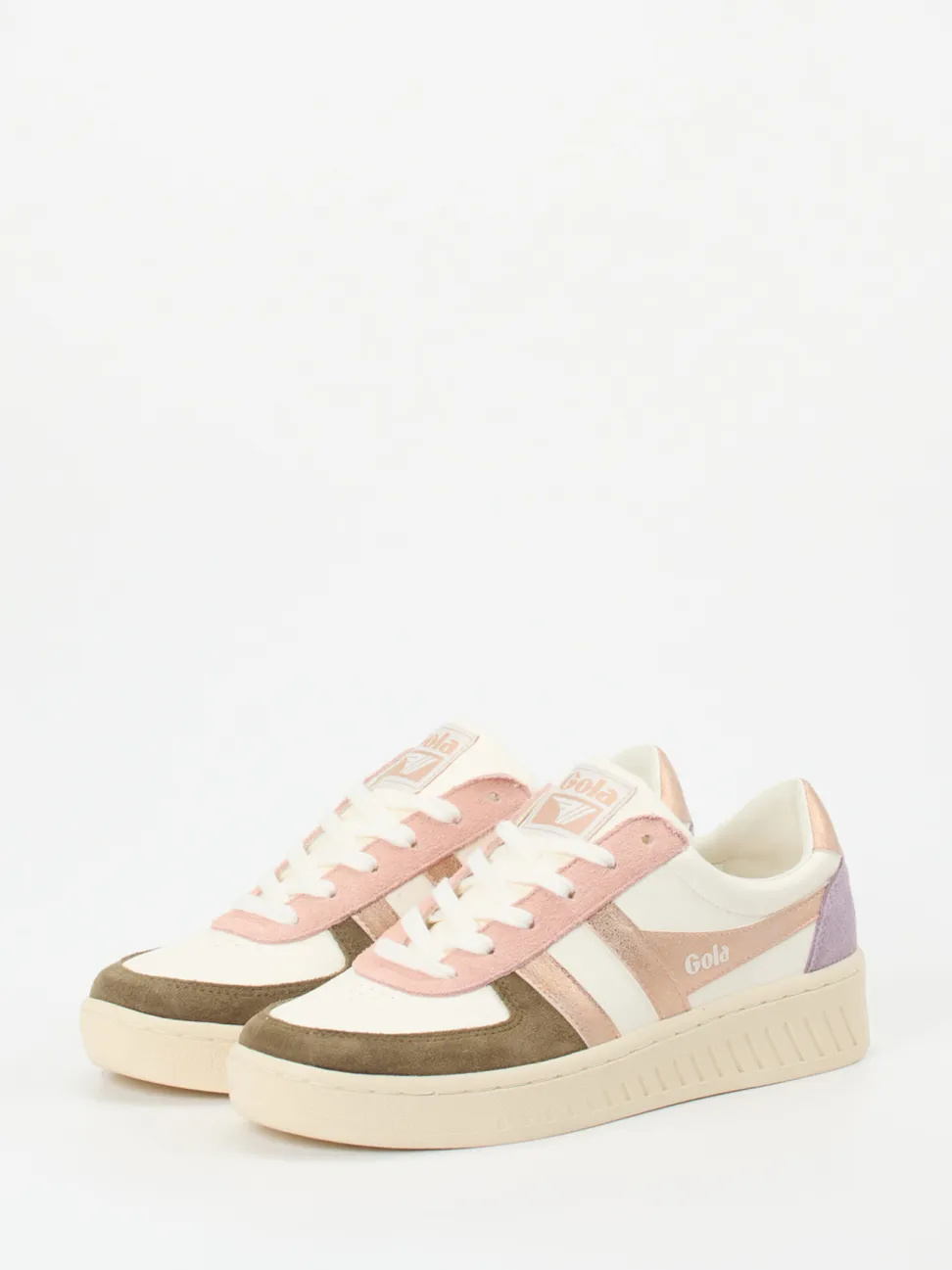 Gola – Sneaker aus Leder mit Pastell-Colorblocking
