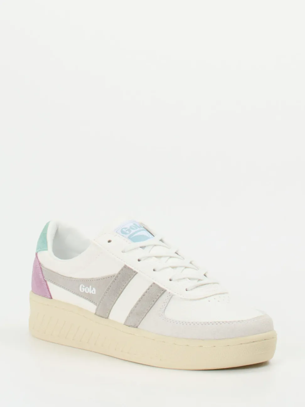 Gola – Sneaker aus Synthetik und Veloursleder Off-White