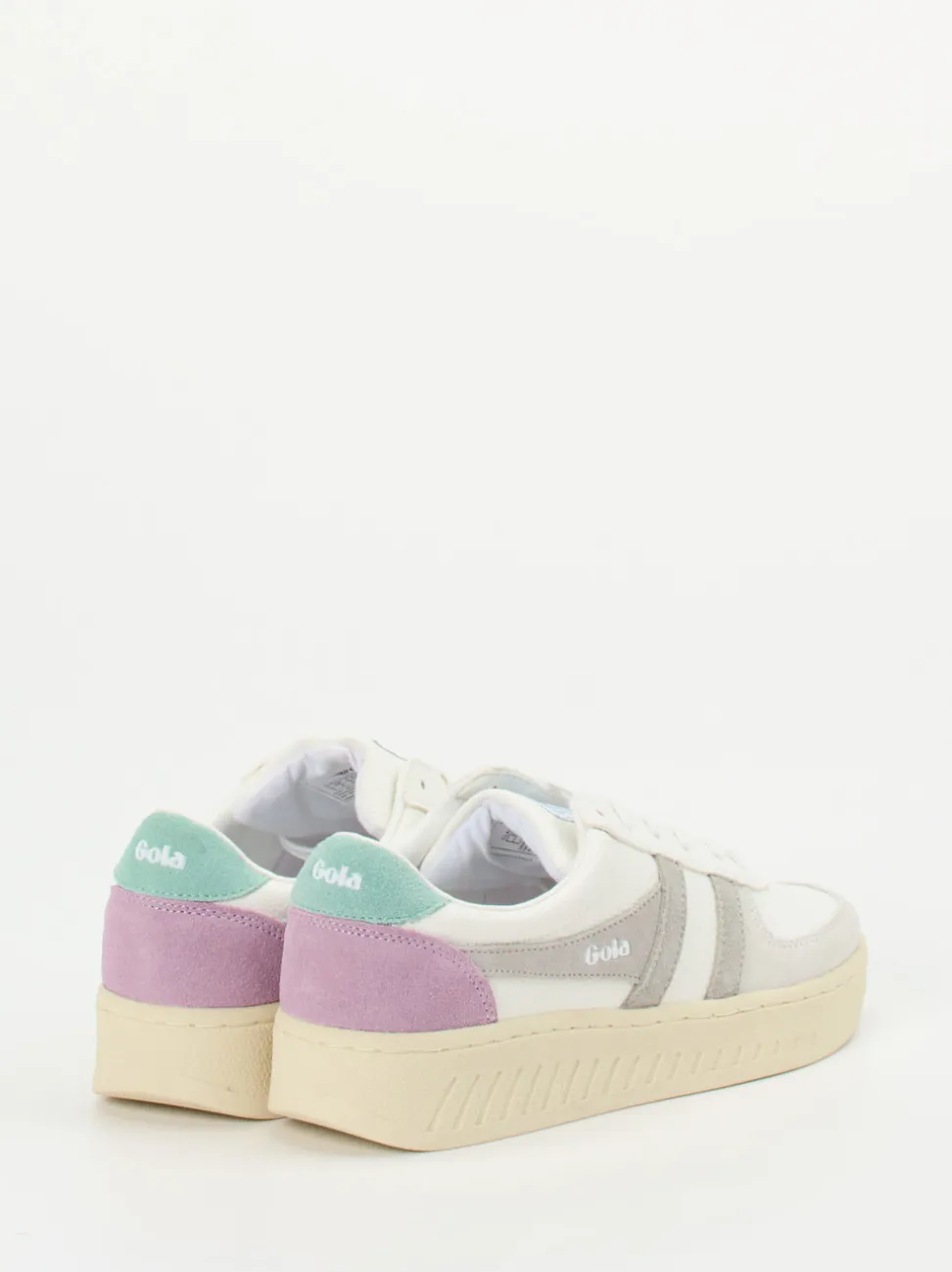 Gola – Sneaker aus Synthetik und Veloursleder Off-White