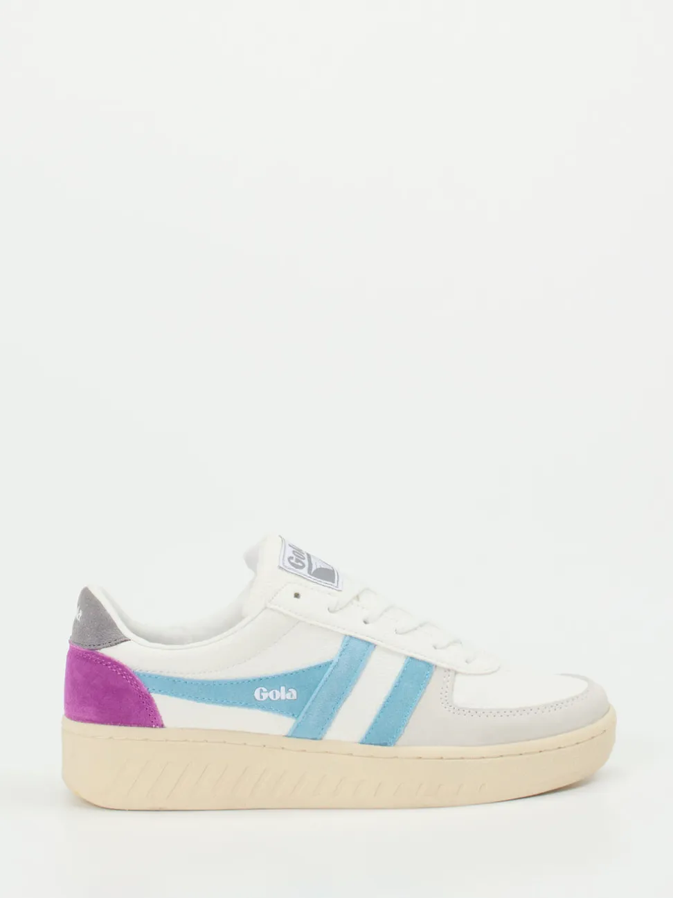 Gola – Sneaker aus Synthetik und Veloursleder Off-White