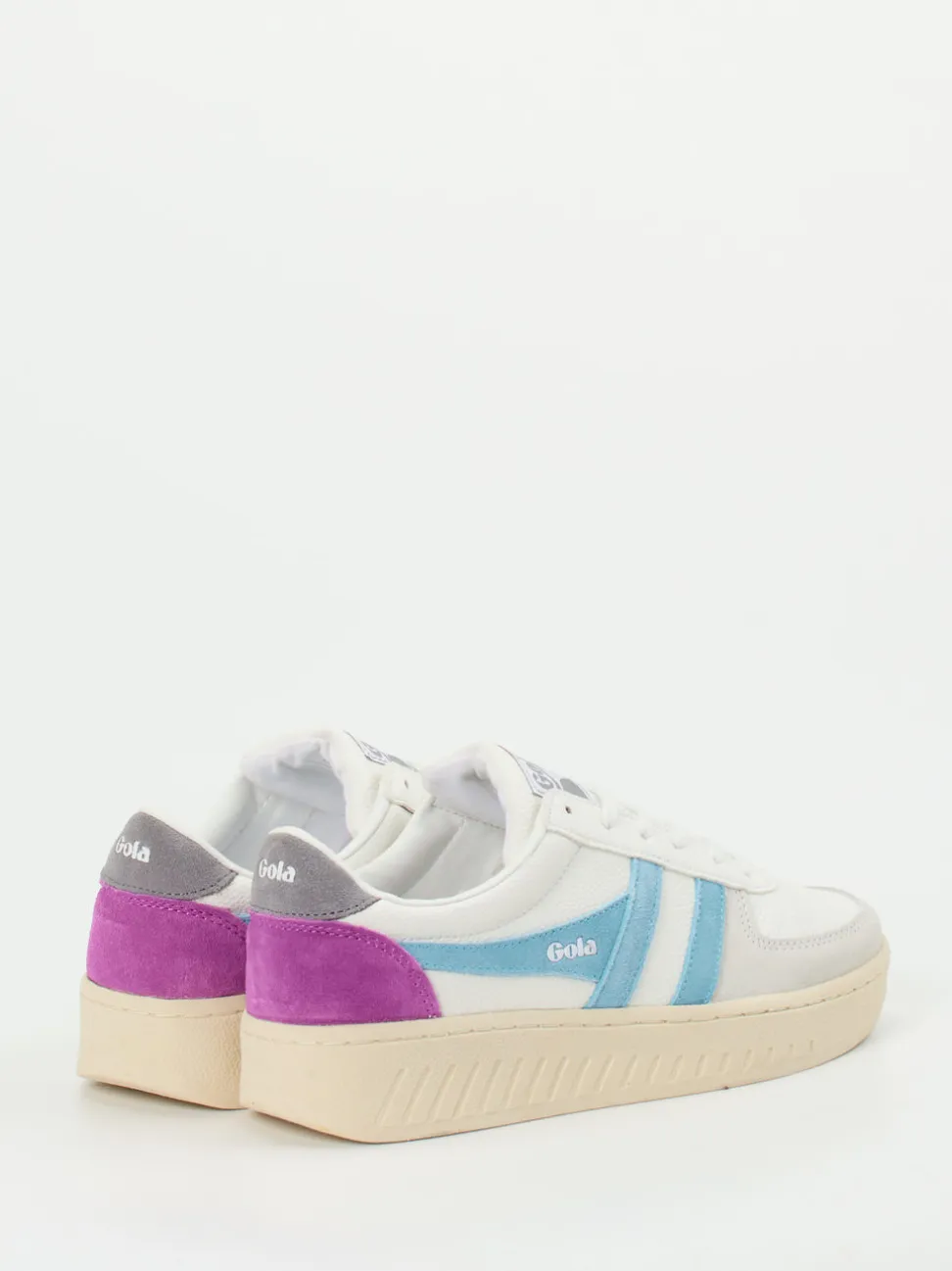 Gola – Sneaker aus Synthetik und Veloursleder Off-White