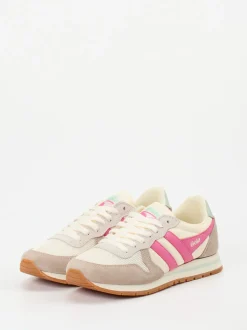 Gola – Sneaker aus Veloursleder cremeweiß
