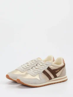 Gola – Sneaker aus Veloursleder und Textil beige