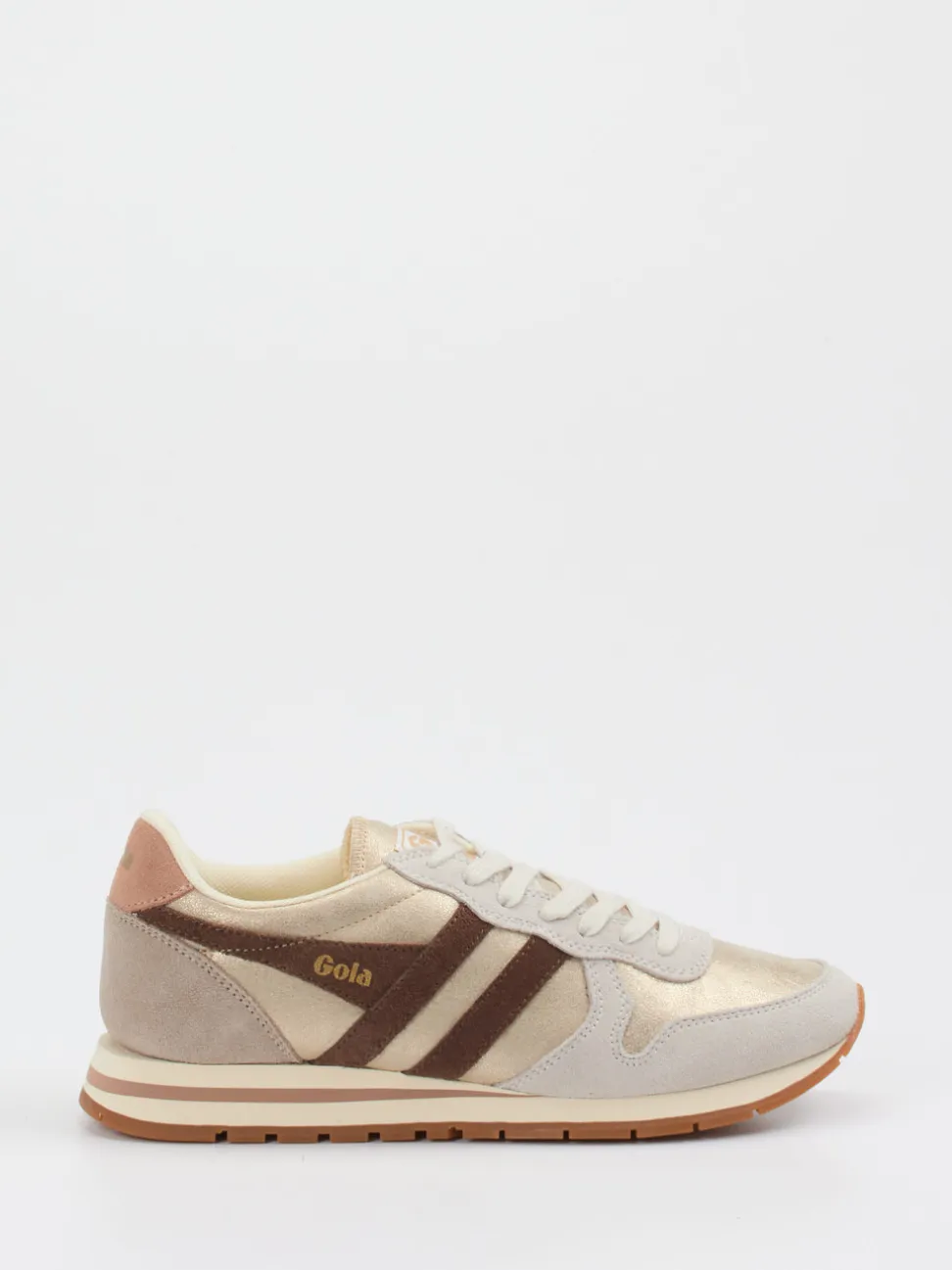 Gola – Sneaker aus Veloursleder und Textil beige