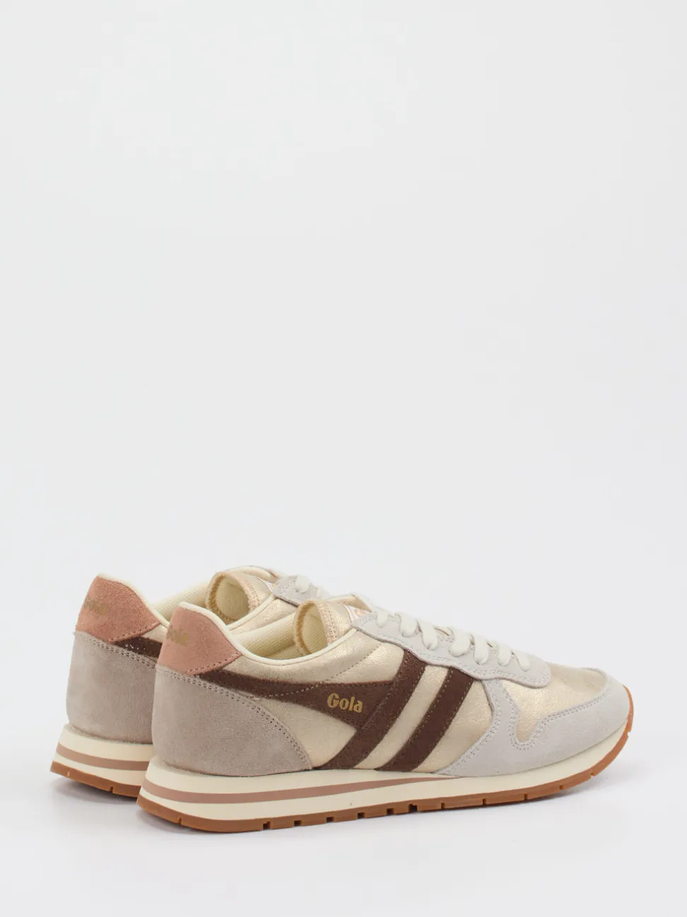 Gola – Sneaker aus Veloursleder und Textil beige