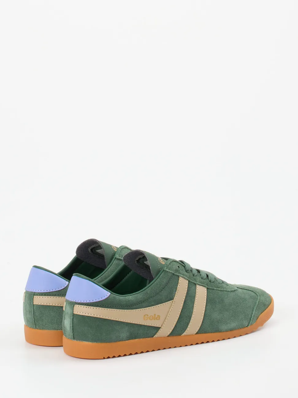 Gola – Sneaker aus Veloursleder in Salbeigrün