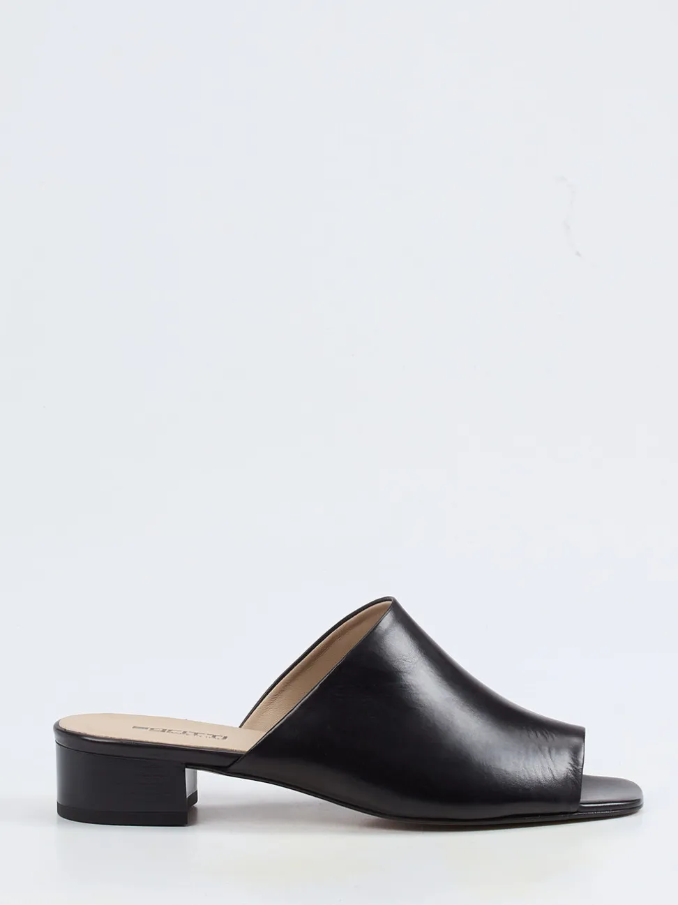Gritti – Mules aus Kalbleder in Schwarz