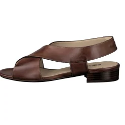 Gritti – Slingback-Sandale aus Kalbleder braun