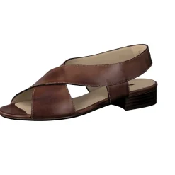 Gritti – Slingback-Sandale aus Kalbleder braun