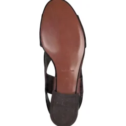 Gritti – Slingback-Sandale aus Kalbleder braun