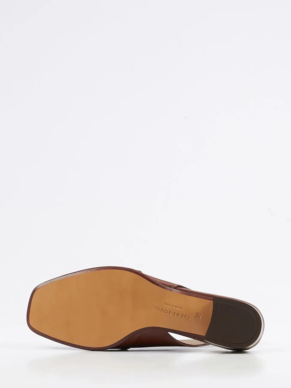 Gritti – Slingback-Sandalen aus Kalbleder Cognacbraun