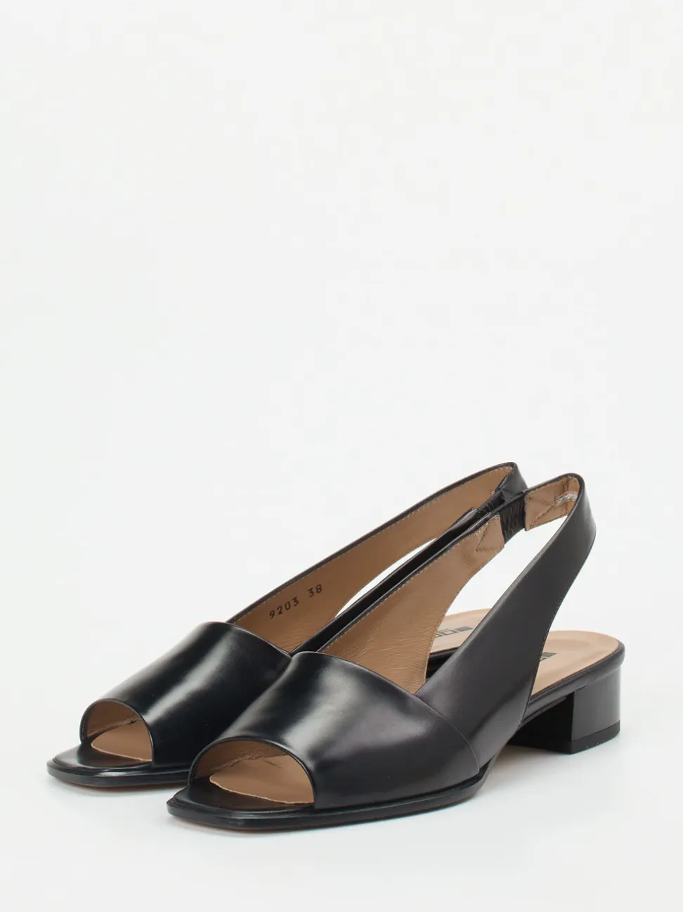 Gritti – Slingpumps aus Kalbleder schwarz