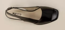 Gritti – Slingpumps aus Kalbleder schwarz