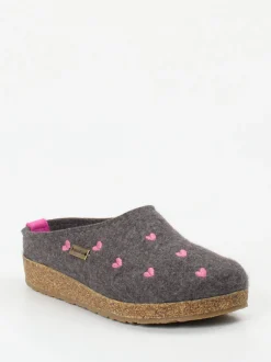 Haflinger – Filzclogs aus Schurwolle anthrazit