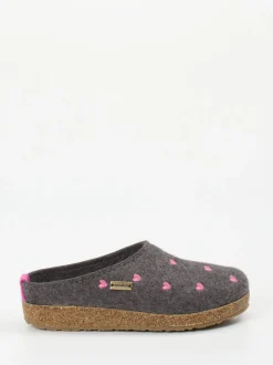 Haflinger – Filzclogs aus Schurwolle anthrazit