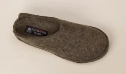 Haflinger – Filzpantoffel aus Schurwolle in Braun