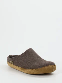 Haflinger – Filzpantoffeln aus Schurwolle Braun