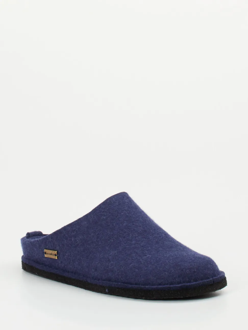 Haflinger – Filzpantoffeln aus Schurwolle marineblau