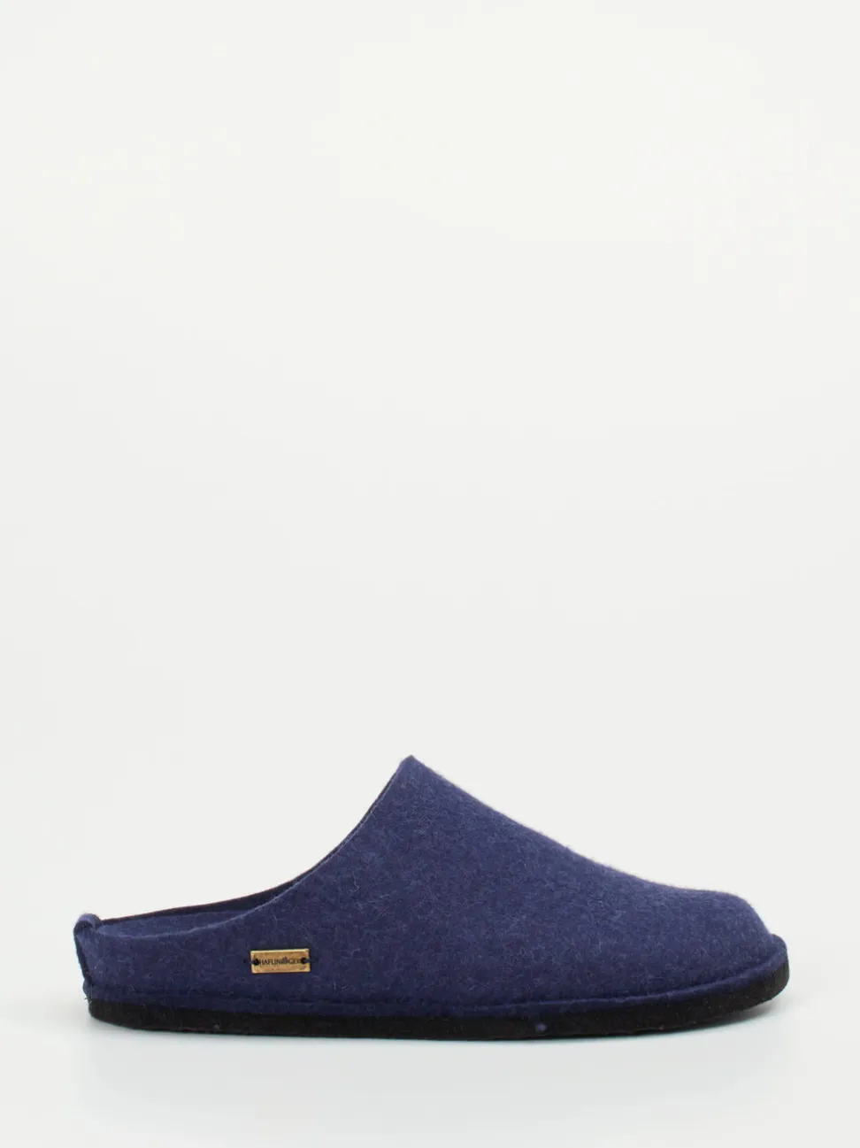 Haflinger – Filzpantoffeln aus Schurwolle marineblau
