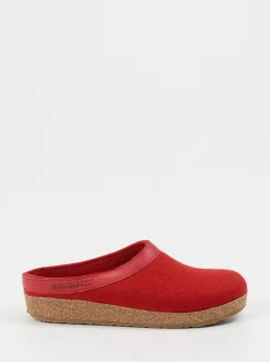 Haflinger – Filzpantoffeln aus Schurwolle rot