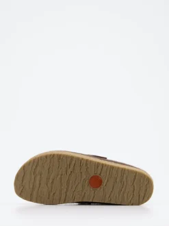 Haflinger – Hausschuhclogs aus Wollfilz braun