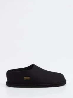 Haflinger – Hüttenschuhe aus reiner Schurwolle schwarz