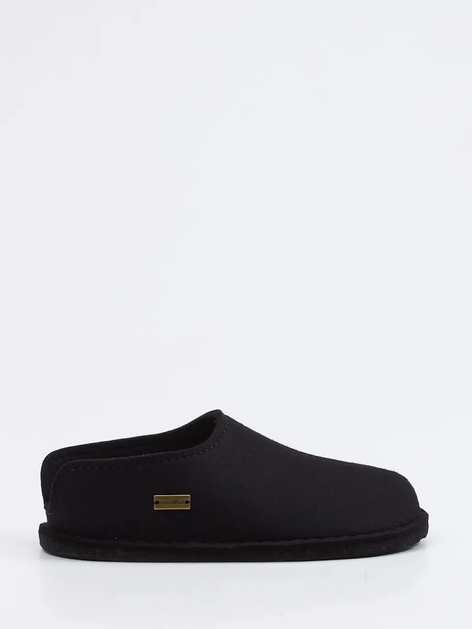 Haflinger – Hüttenschuhe aus reiner Schurwolle schwarz